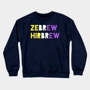 Zebrew/Hirbrew Crewneck Sweatshirt